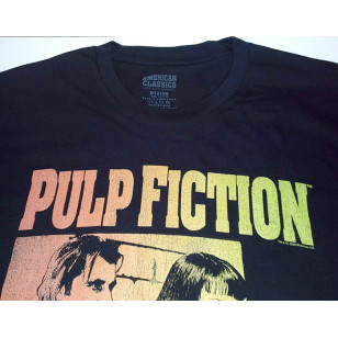 Pulp Fiction - Orange Yellow Duo Official Movie T Shirt ( Men S ) ***READY TO SHIP from Hong Kong***